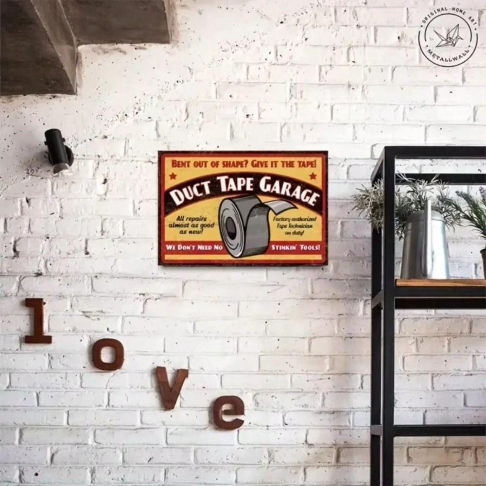 Vintage Metal Poster Wall Art Retro Sign for Garage Bar