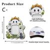 Halloween Vintage Ghost Pumpkin Holiday Atmosphere Home Photo Display Stand Commemorative Frame