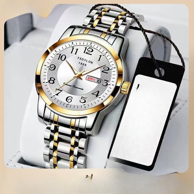 

Мужские часы Мужские часы Большие цифровые водонепроницаемые кварцевые часы для пожилых людей Часы Minimum