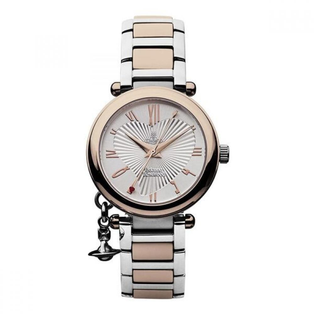 Vivienne WeStwood RoSe Gold Silver Women S Watch Metal Watch vv006rSSl