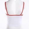 FASHION Women Sleeveless Camisole Cartoon Letter Demon Print Summer Short Elastic Soft Vest