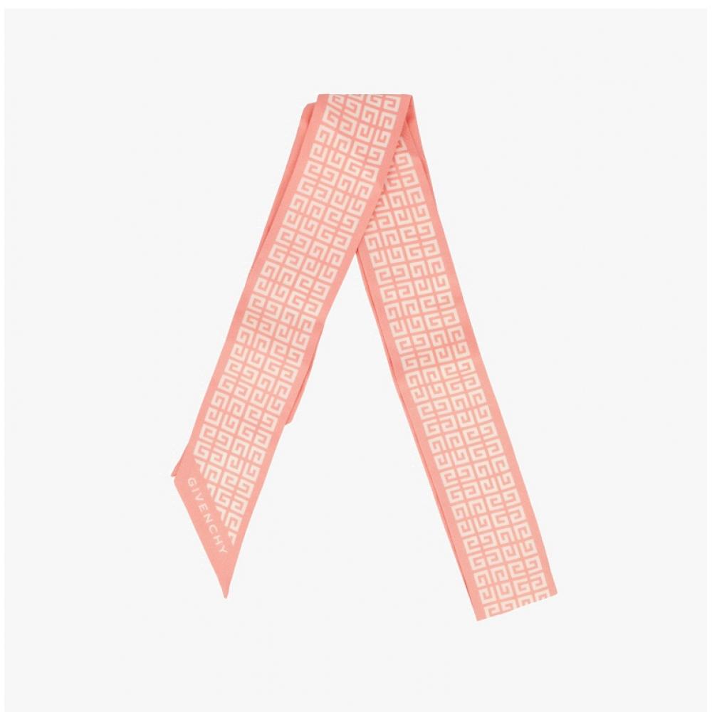 Givenchy 4g Monogram Print Skinny Twill Silk Scarf Bg00axg002 601  Gw5120 Ss907 2 