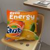 Funny F-Fanta Logo Pillow Covers Cartoon Sofa Decorative Home Double-sided Printing Short Plush Cute Cushion Cover