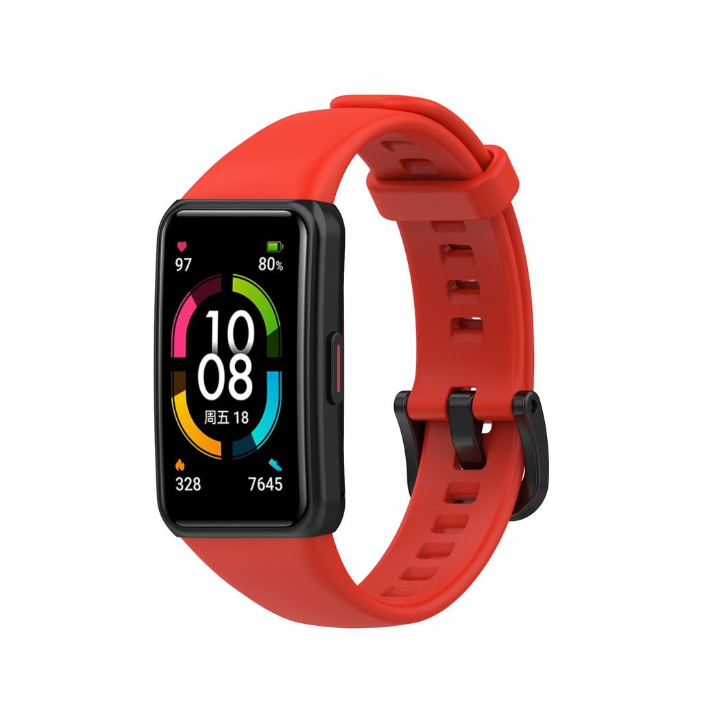Silicone strap Compatible with Huawei Band 6/Honor Band 6 Original replacement smart bracelet wristband for Huawei Band 6 strap