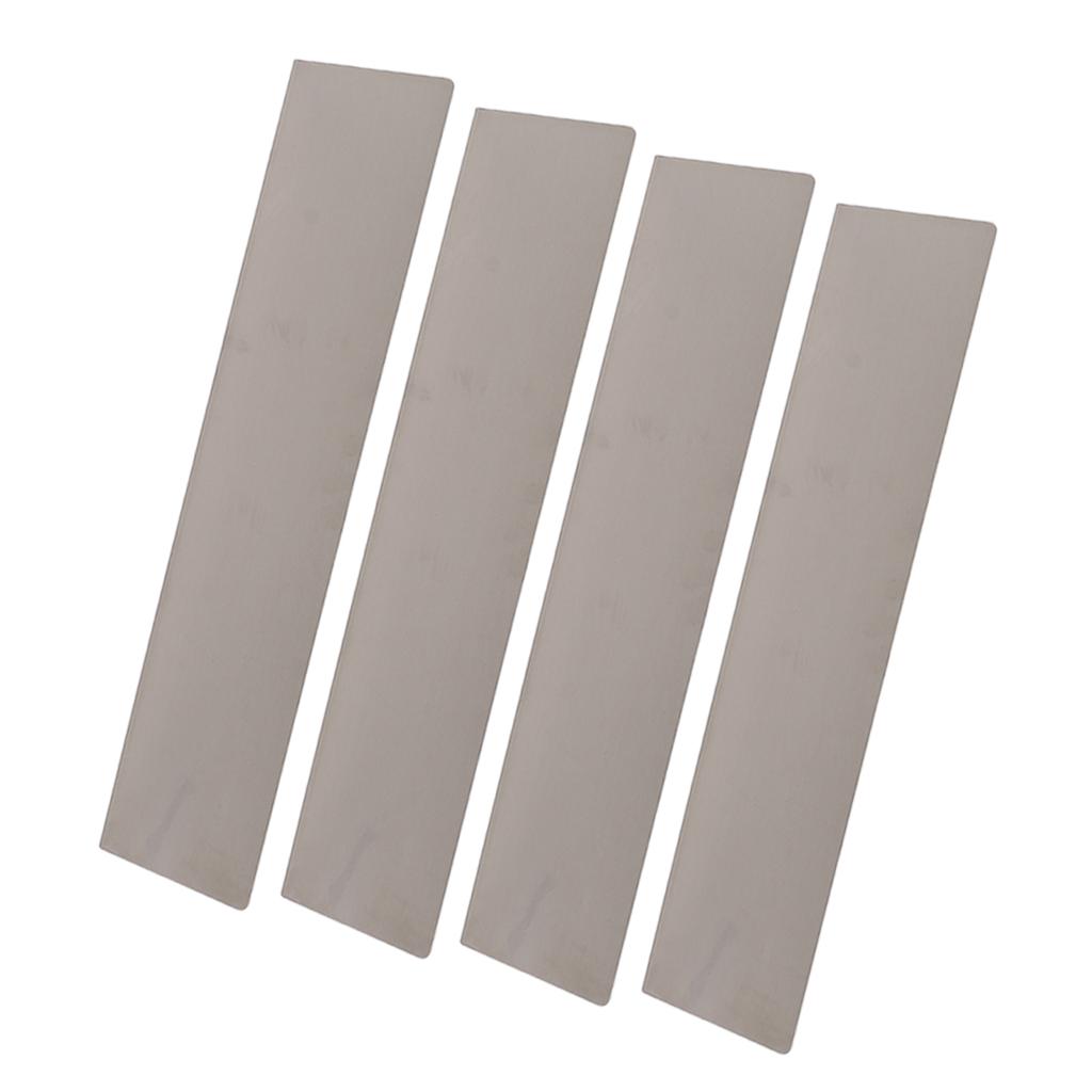 4er-Pack Regenwasser-Talrinne Aluminium Regenwasserumleiter Spritzschutz mit 32 Schrauben für Dach