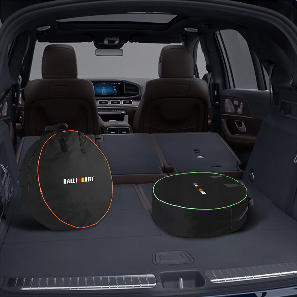 nlvc3 For Mitsubishi Ralliart Lancer EX Outlander ASX Competition Xpander Outlander Colt EVO Round Car Cable Harness Storage Bag Case
