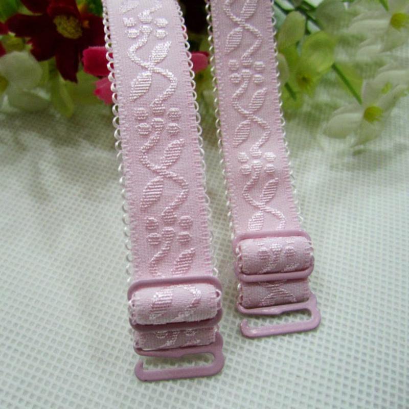 1 Pair 1.8cm Width Women Slip Resistant Bra Straps Women Double Shoulder Elastic Length 30cm Lady Bra Strap Accessories