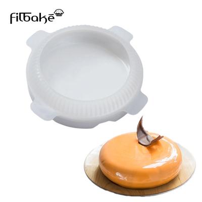 Silikonová forma Kuchyňské formy na pečení Mousse Formy Kulatý tvar Jedna sada Plochá horní a zaoblené strany Forma na dort