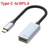 USB 3.1 to DP Cable Type C To Displayport 8K@60Hz DP 1.4 Braid Cable 4K 144Hz HDR USB C Display Port Video Adapter for MacBook
