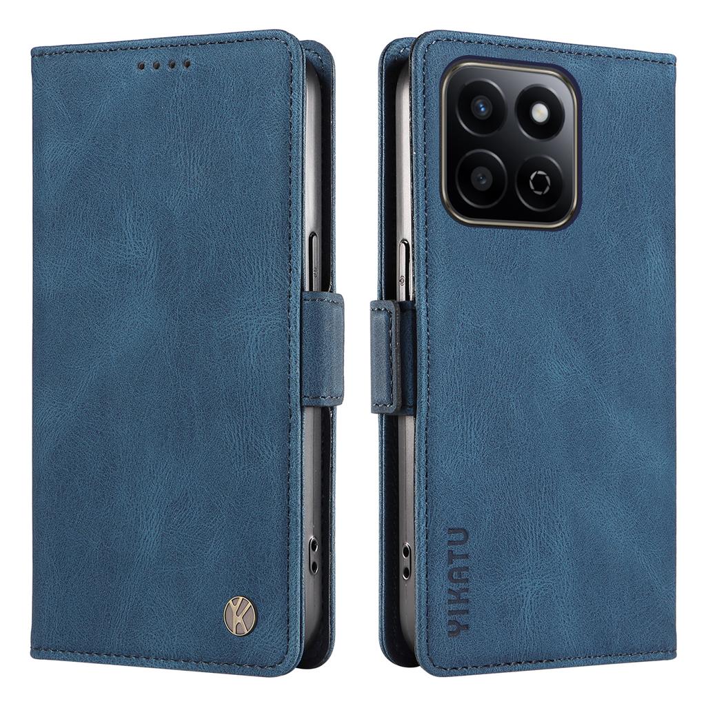 YIKATU YK-005 For Honor Play 60 Plus 5G/Play 9T/X7c 4G/200 Smart 5G Case PU Leather Wallet Phone Cover Skin Touch Feeling