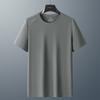 Large Size Ice Silk Loose Breathable Casual T-shirt Men's Outdoor Casual Sports Quick-drying Short Sleeves