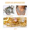 Jewelry Cleaner Solution for Gold Watches Diamond Rings Remove Tarnish Rust Dirt Cleaning Liquid for Necklaces Earrings