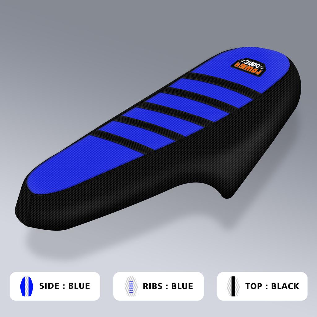 Powerzone Motorcycle Seat Cover For Ridstar Q20 Electric E Bike Soft Rubber Waterproof Non-slip Ribbed Motorcycle Accessories