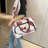 Women's Personalized Niche Print Portable Travel Bag Practical Storage Clothing Luggage Bag