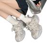 European Four Seasons Mesh Fancy Strap Dad Shoes Women's Spring and Summer 2025 New Thick-soled Breathable Lightweight Sneakers