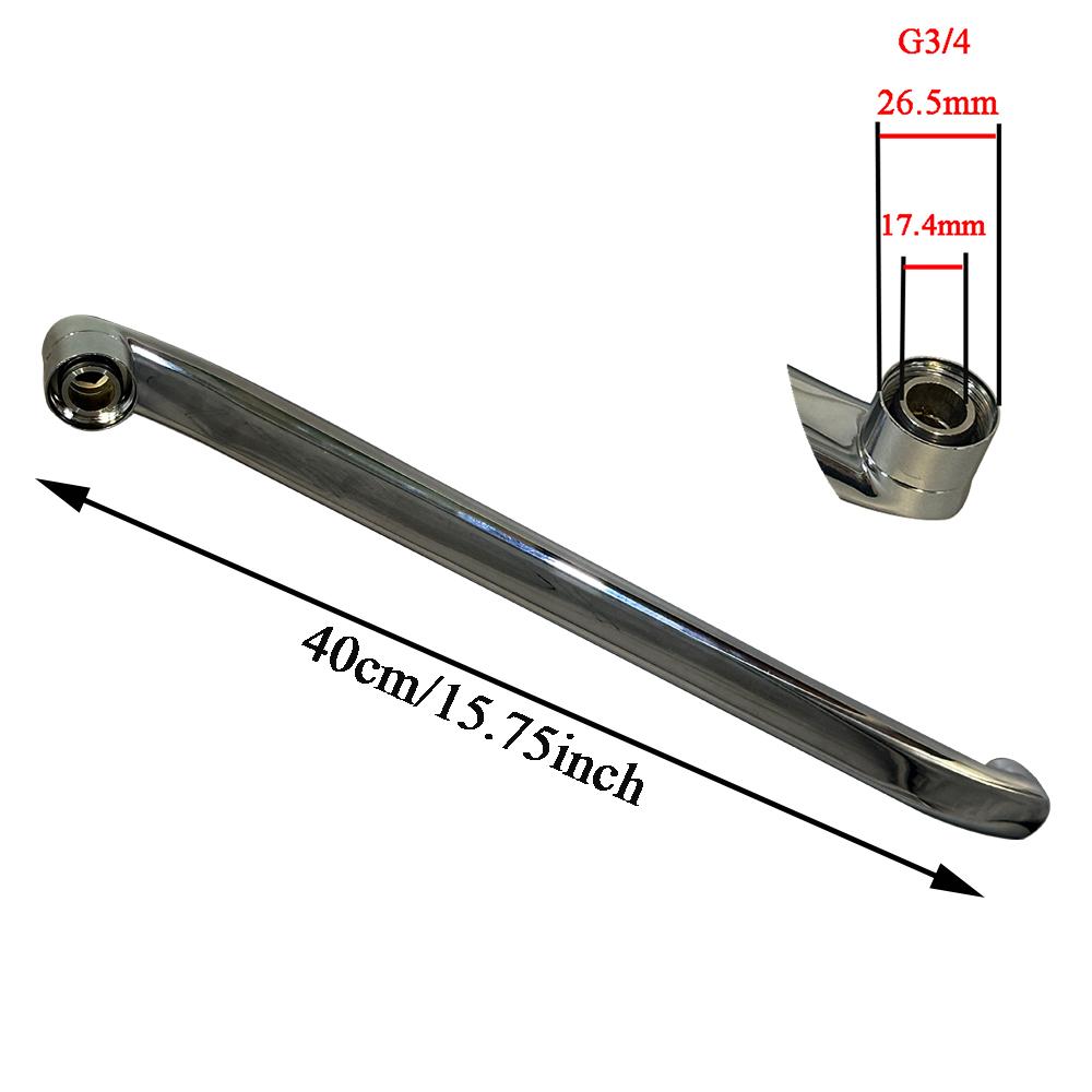 Herramienta de Reparación de Fugas para Grifo de Baño Bourdillat Codo de Salida de Agua Tubo de Extensión en S