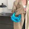 Trendy Chic Minimalist Hobo Bag For Women 2023 Fashionable Pink Blue Shoulder Bag