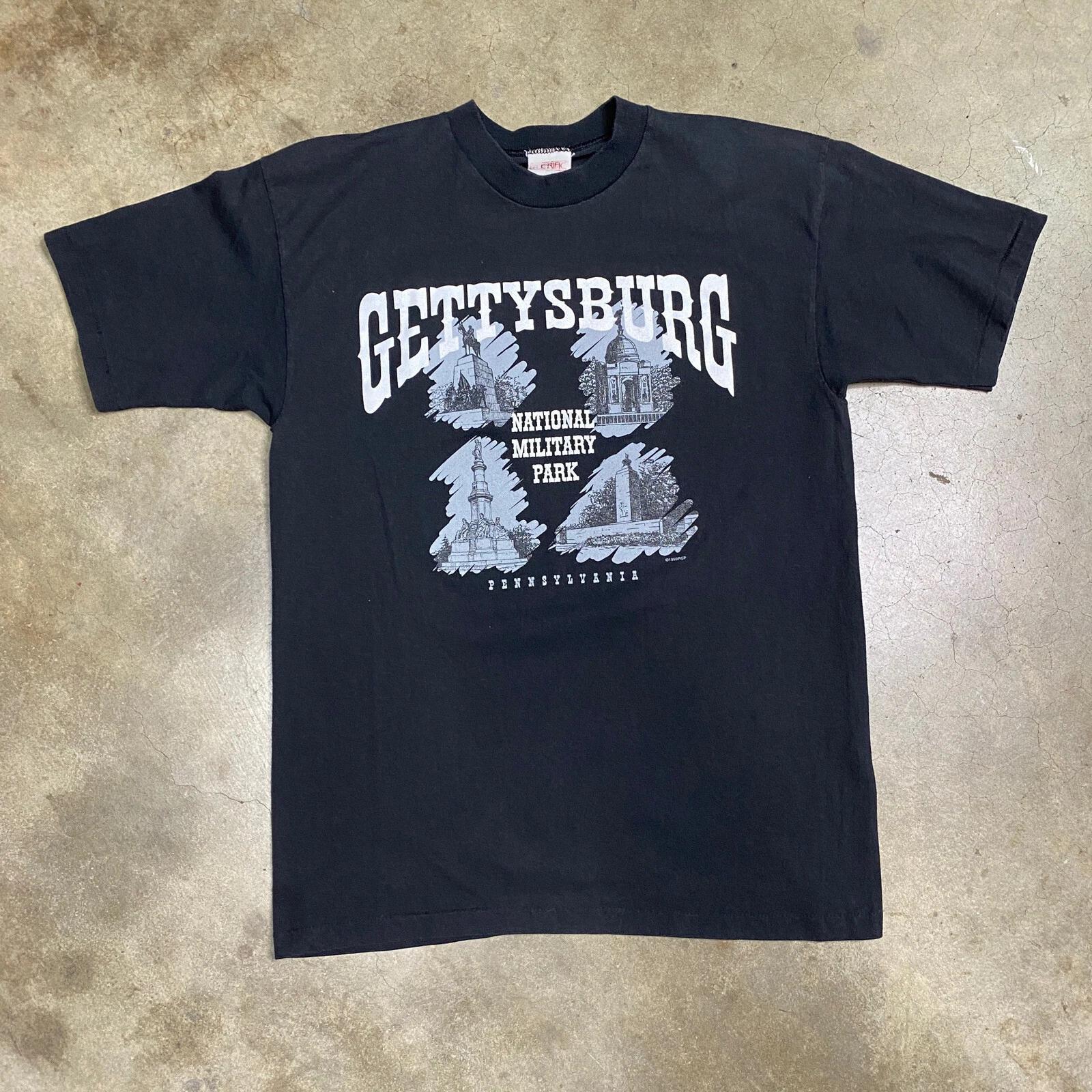 

Vintage 80s Gettysburg PA Single Stitch T-Shirt Tee-rific Medium Made In USA S