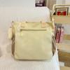 Damska Torba na Ramię Torba Studencka Color Block Torba Crossbody z Portmonetką