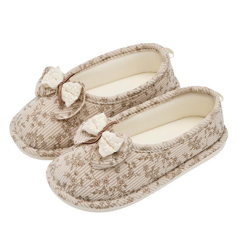 Lidani maternity confinement shoes thin antibacterial women's postpartum bag and slippers non-slip home autumn and winter comfortable cotton mop