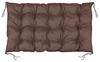 Garden Cushion 120x80 Cm for Pallet Bench, Waterproof, Brown