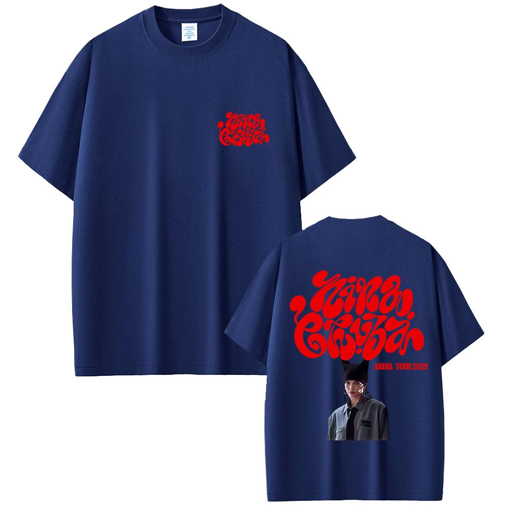 Rapperin Nina Chuba Arena Tour 2025 T-Shirt Herren Damen Hip Hop Mode Popmusik T-Shirts Herren Freizeit Baumwolle Übergroße T-Shirts