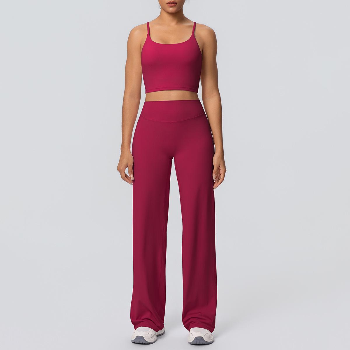 

Strappy Sports Bra & Butt-Lifting Yoga Pants Set Extra Large