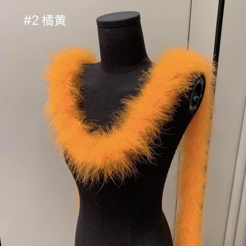 Bunte Federstreifen Truthahnfederstreifen Performance Tanzkostüm Dekomaterialien DIY Textilzubehör