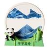 Uni-que Luxury Quicksand Painting Ornaments Anime Panda Living Nice Room Office Hourglass Decoration 3D 3piecedimensional Quicksand Painting