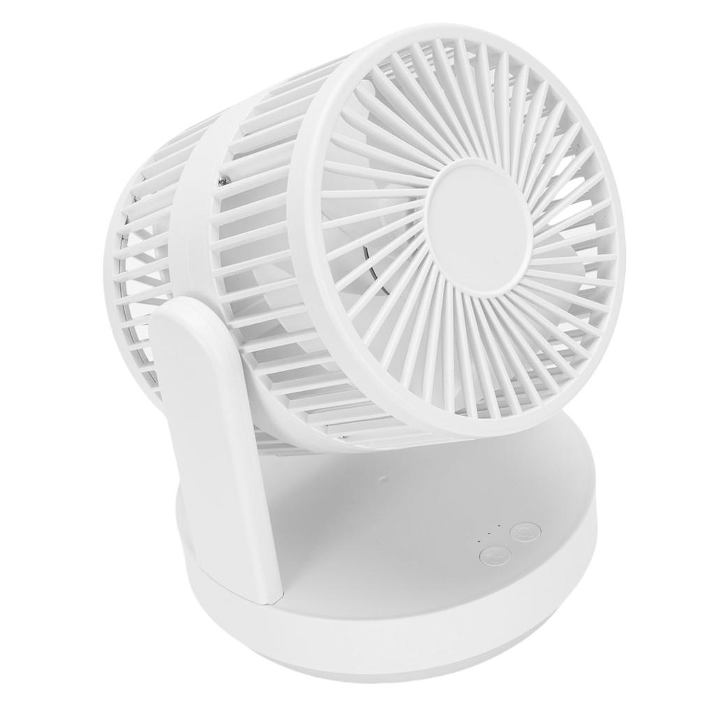 Desk Fan 3 Speeds   Rechargeable Desktop Oscillating   Circulator Fan with Night Light for Home Bedroom