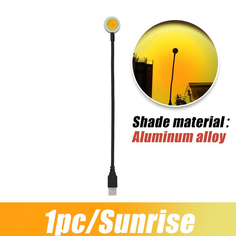 

Usb закат лампа радуга ночник неоновый проектор пографическое освещение украшение дома кофейня настенный декор для спальни дома 18CM