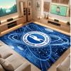 Brighton & Hove Albion Football Print Crystal Velvet Rug, Comfortable Water Absorbent Non Slip Indoor Floor Carpet