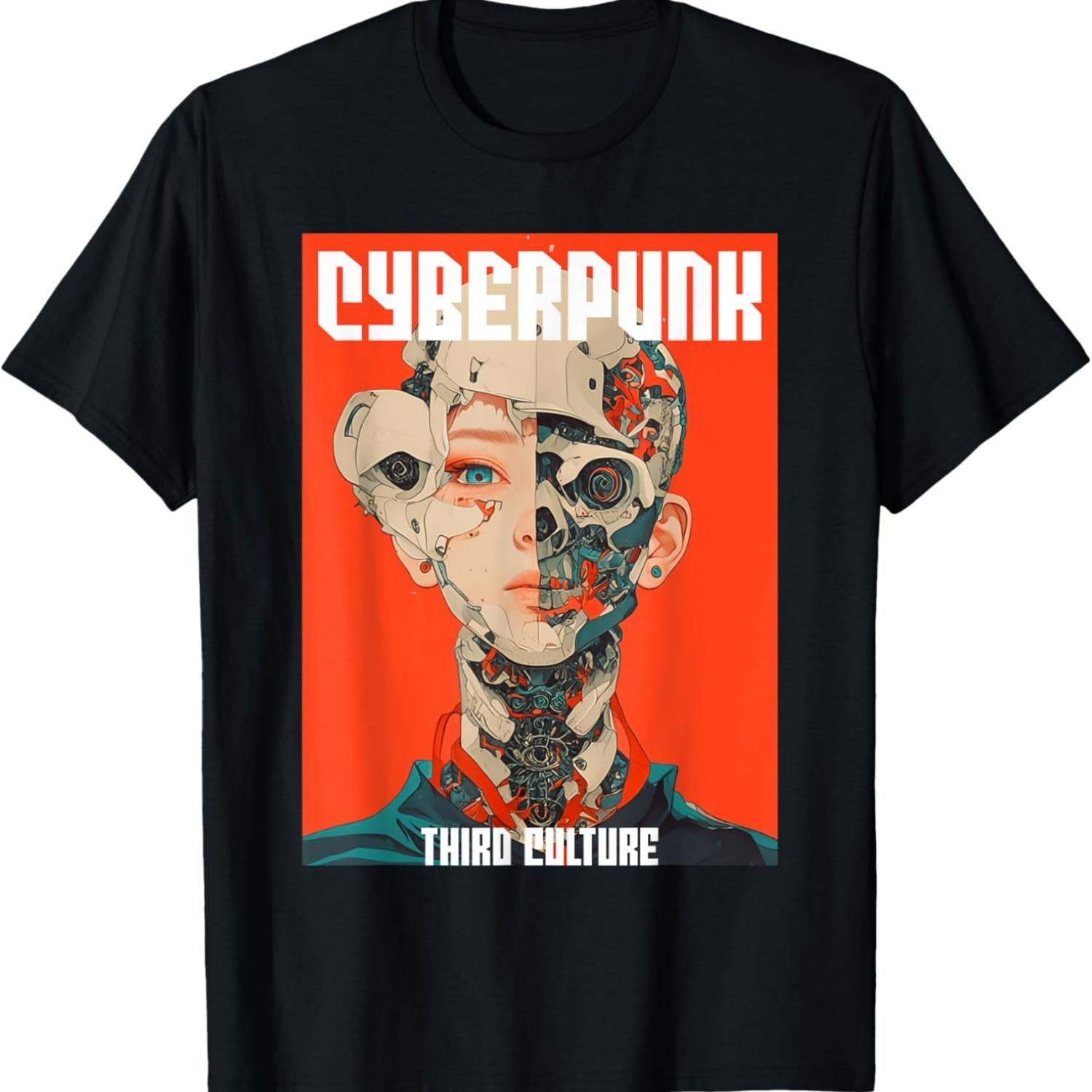 CYBERPUNK ANDROID ANATOMY T-Shirt S чёрный