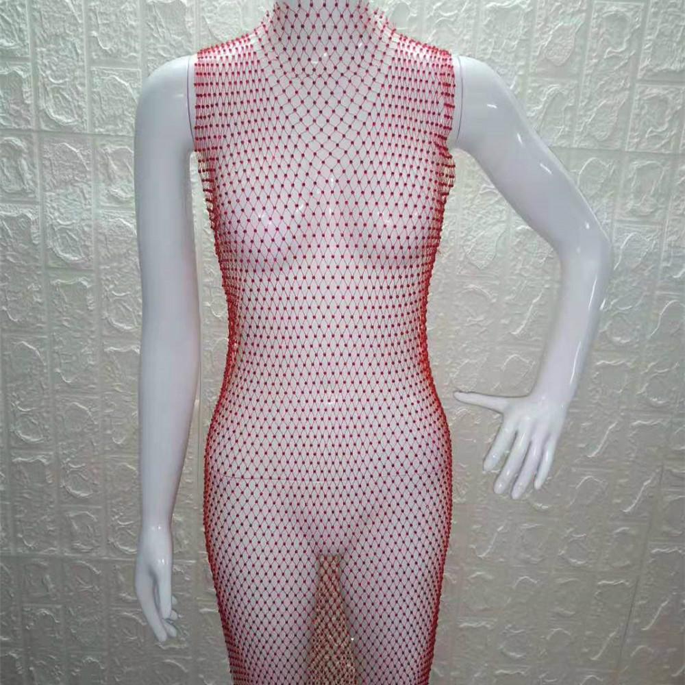 

Сексуальное и женственное летнее женское платье с блестящим круглым воротником и блестящим круглым воротником в стиле Gogo Show красный