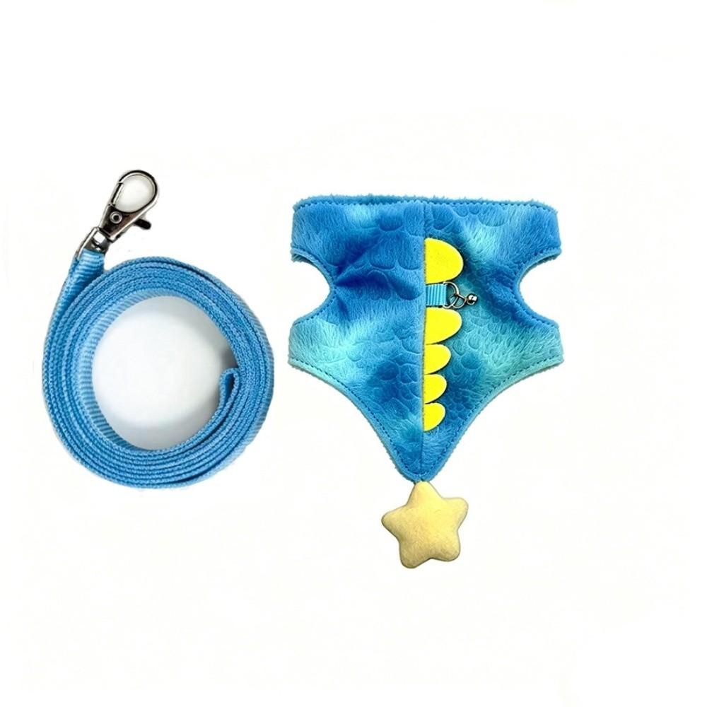 Adjustable Small Pet Harness Leash Cartoon Guinea Pig Safety Vest For Mice Guinea Pig Kittens
