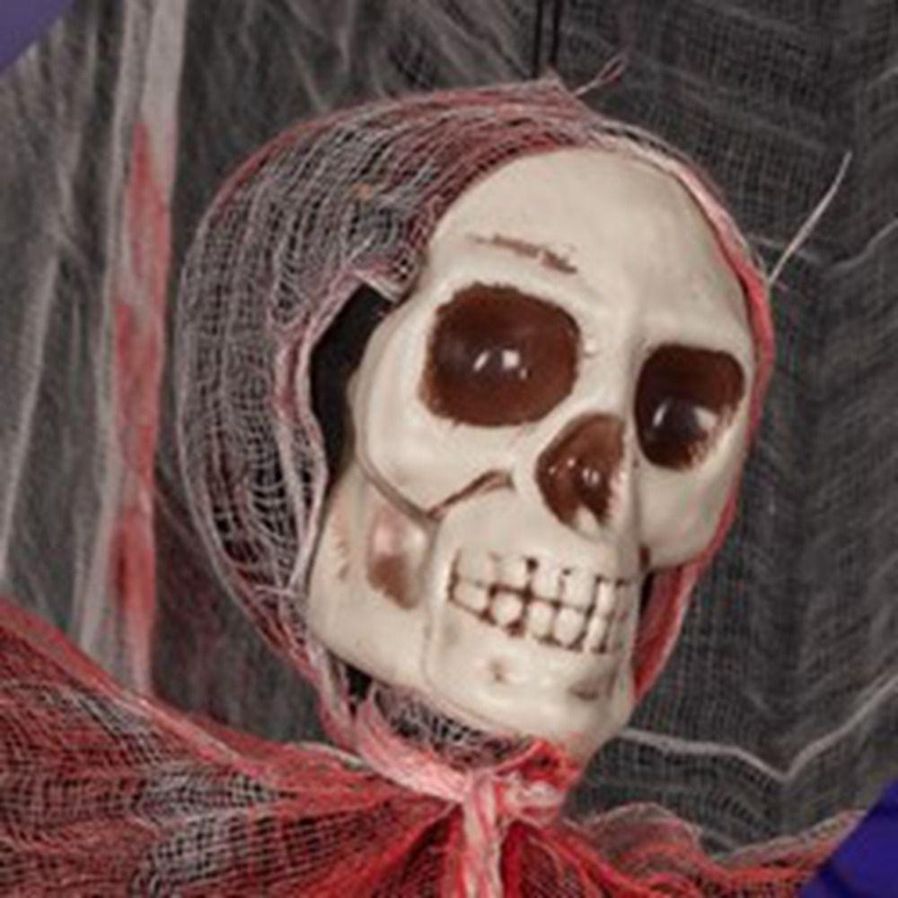 Hanging Hanging Ghost Pendant DIY Halloween Skeleton Pendant Halloween Skeleton Head  Courtyard