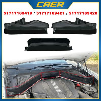 CAER Motorraum-Trennwand-Satz oben Ersatz für 51717169421 51717169420 51717169419 BMW X5 X6 E70 E71 E72