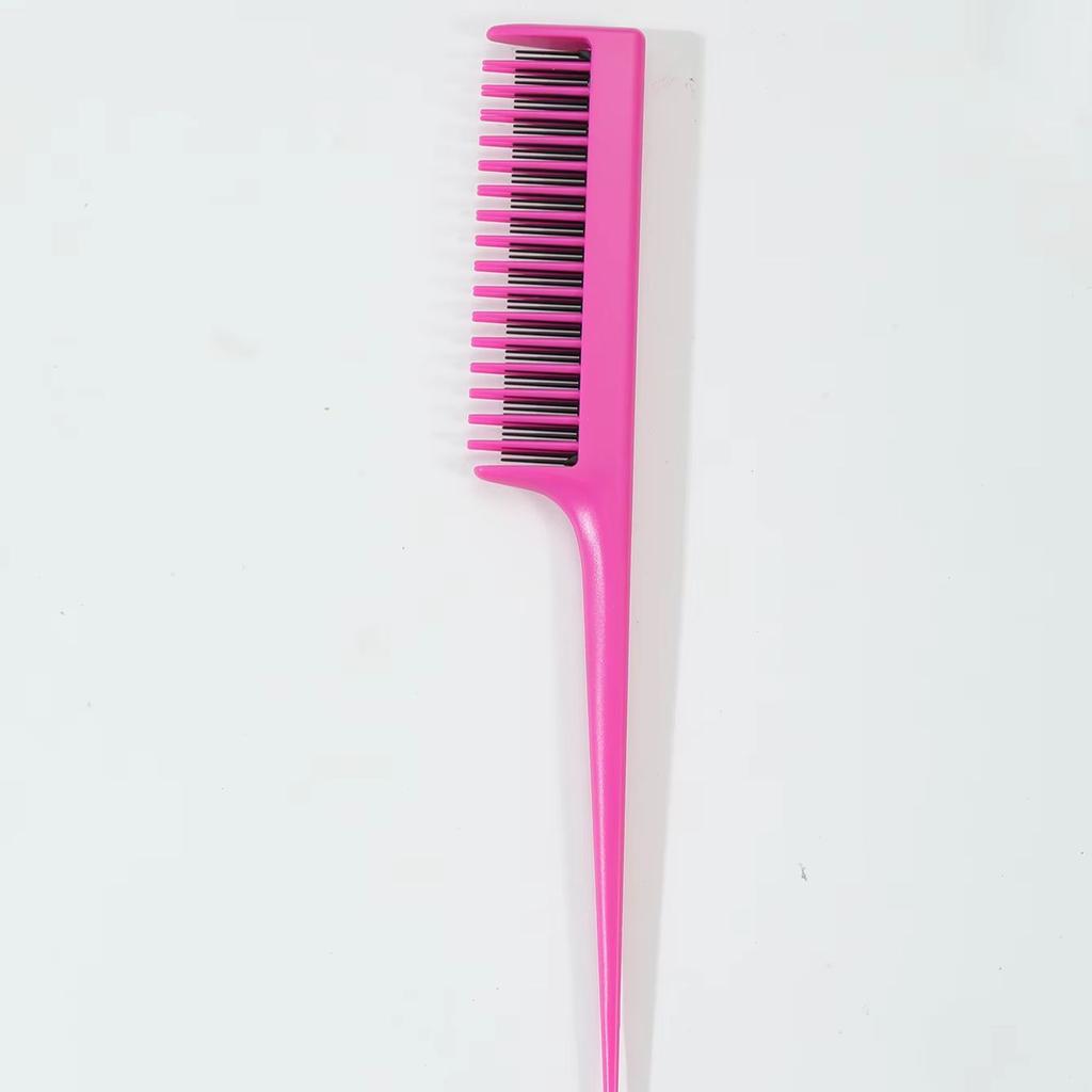 1pc fashionable mouse tail comb - heat-resistant carbon fiber comb with durable ABS handle For Hair Accessories