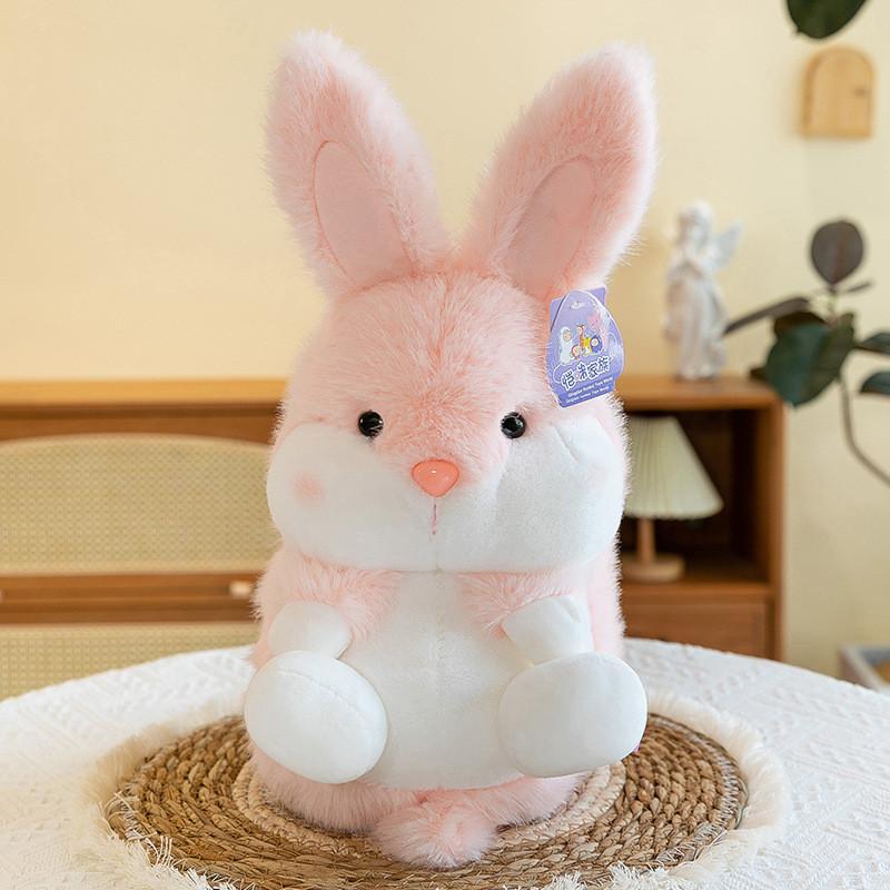Adorable Forest Animal Plush Toy Rabbit Soft Stuffed Bunny Doll Perfect Gift For Girls