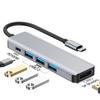 2421 Type-C 5 in 1 Laptop Expansion Hub 8K DP 100W PD Charging USB 2.0 Ports Adapter