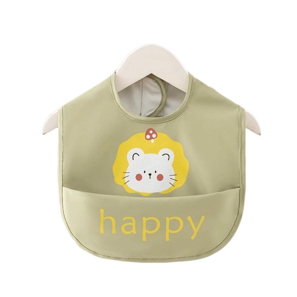 Adjustable Toddlers Feeding Apron Waterproof Baby Apron Practical Baby Feeding Bib  Mealtime
