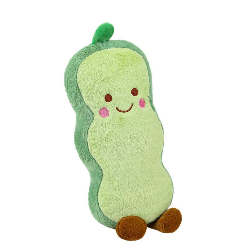 Vegetable Pea Cucumber Long Pillow Plush Toy Kids Sleep Companion Gift For Children