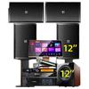 SANSUI PK12 Professional KTV Karaoke Speaker System CN Plug (adapter Included)