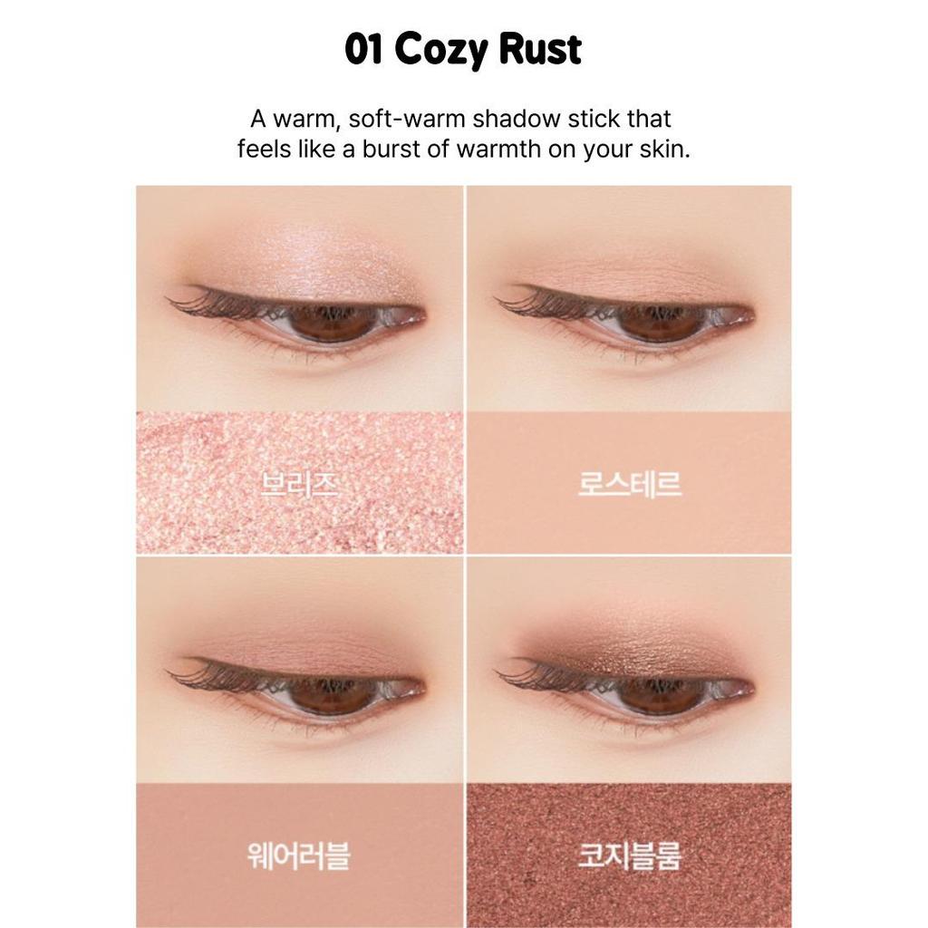 [MERYTHOD] Reel Edge Eye Crayon 4.4g (4 Colors)