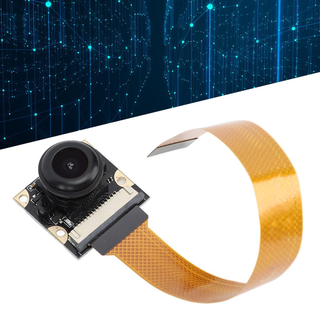 Camera Module 130° Wide Angle 5MP IR Night Vision 1080P CSI Port Camera Module for RasPi 5 Zero