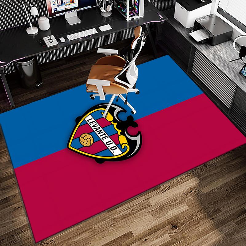 1PC Levante Football Rug Game Carpet, Floor Mat for Bedroom Living Room Entryway Rug, Home Decor Idea Gift for Christmas Birthday