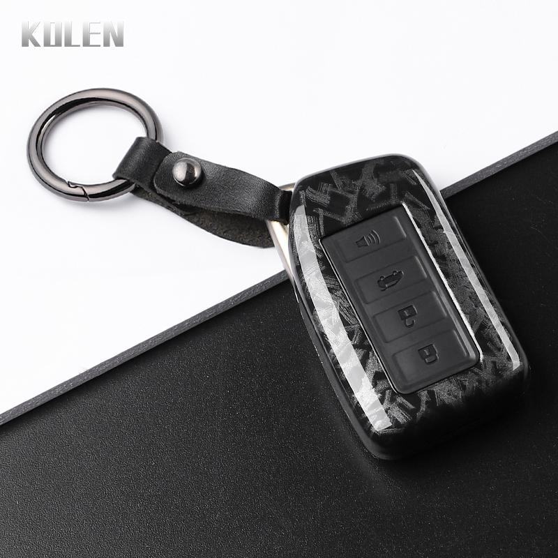Abs Carbon Fiber Style Car Key Case Cover For Lexus Rx350 Nx300 Es300H Rx450H Gs300 Gx470 Is250 Es350 Lx570 Gx460 Nx300H Is300H