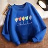 Be Kind Love Heart Colorful Children's Hoodie Sweatshirt Cute Harajuku Hoody Pullover Boys Girls Spring Casual Hoodies