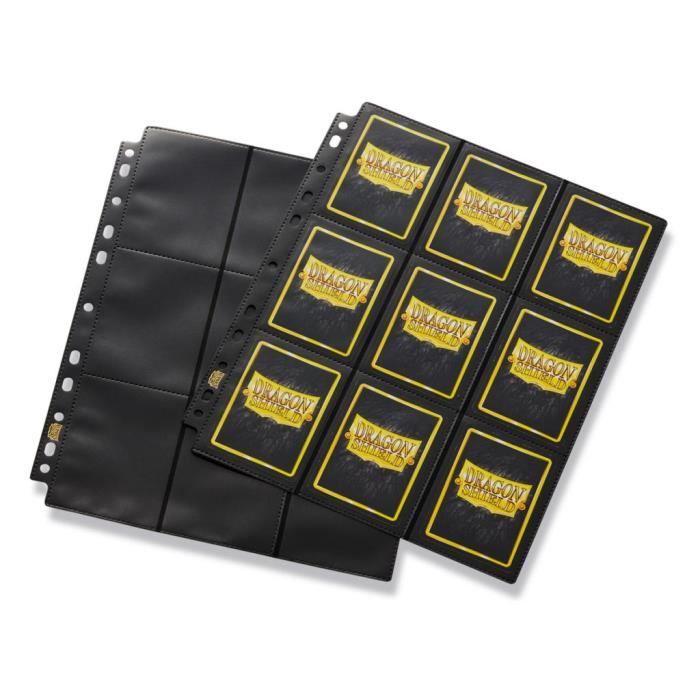 50 feuilles de classeur dragon shield 18 pochettes