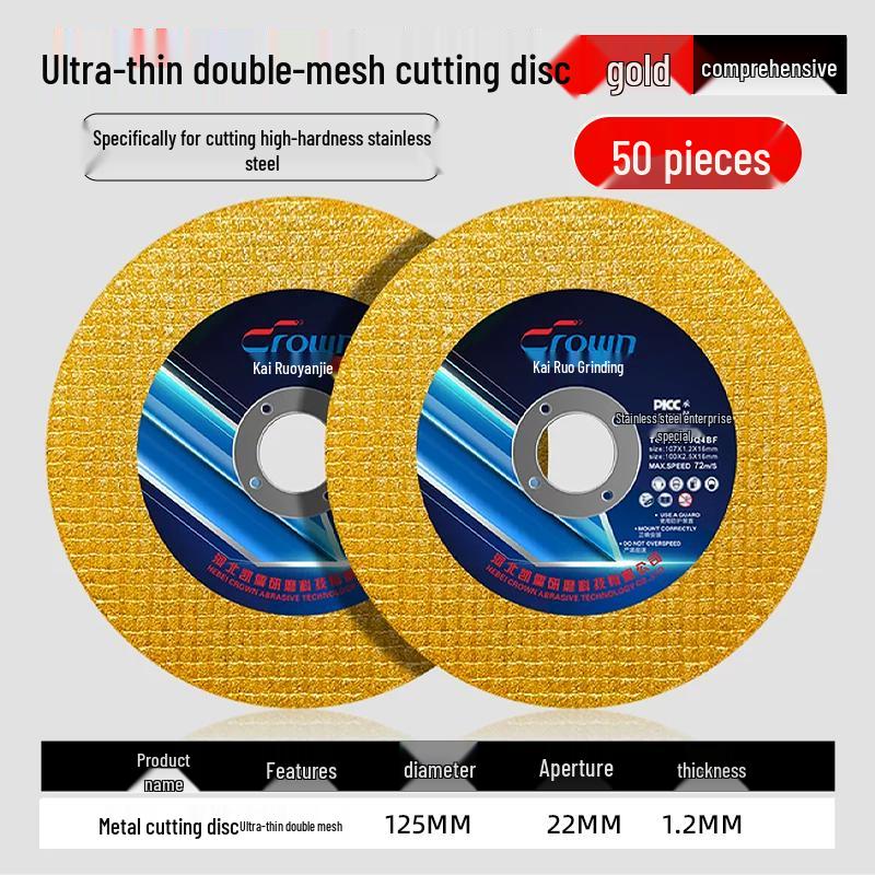 125/150/180 Cutting Disc for Angle Grinder - Resin Grinding Wheel for Stainless Steel and Metal Polishing